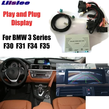 Liislee Cúvaní Kamera Rozhranie Zálohu Pôvodný Monitor Upgrade Pre BMW 3 F30 F31 F34 F35 CCC CIC NBT EVO Parkovací Systém Plus