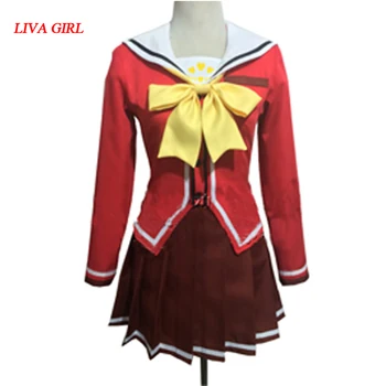 Nové Anime Charlotte Nao Tomori Červená Školskú Uniformu Cosplay Kostým