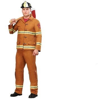 Nové Hasič Cosplay Halloween Kostýmy pre Deti, Detí, dospelých Požiaru Polícia Oblečenie Fireman Jednotné pre Chlapca mužov Kostým Nastaviť